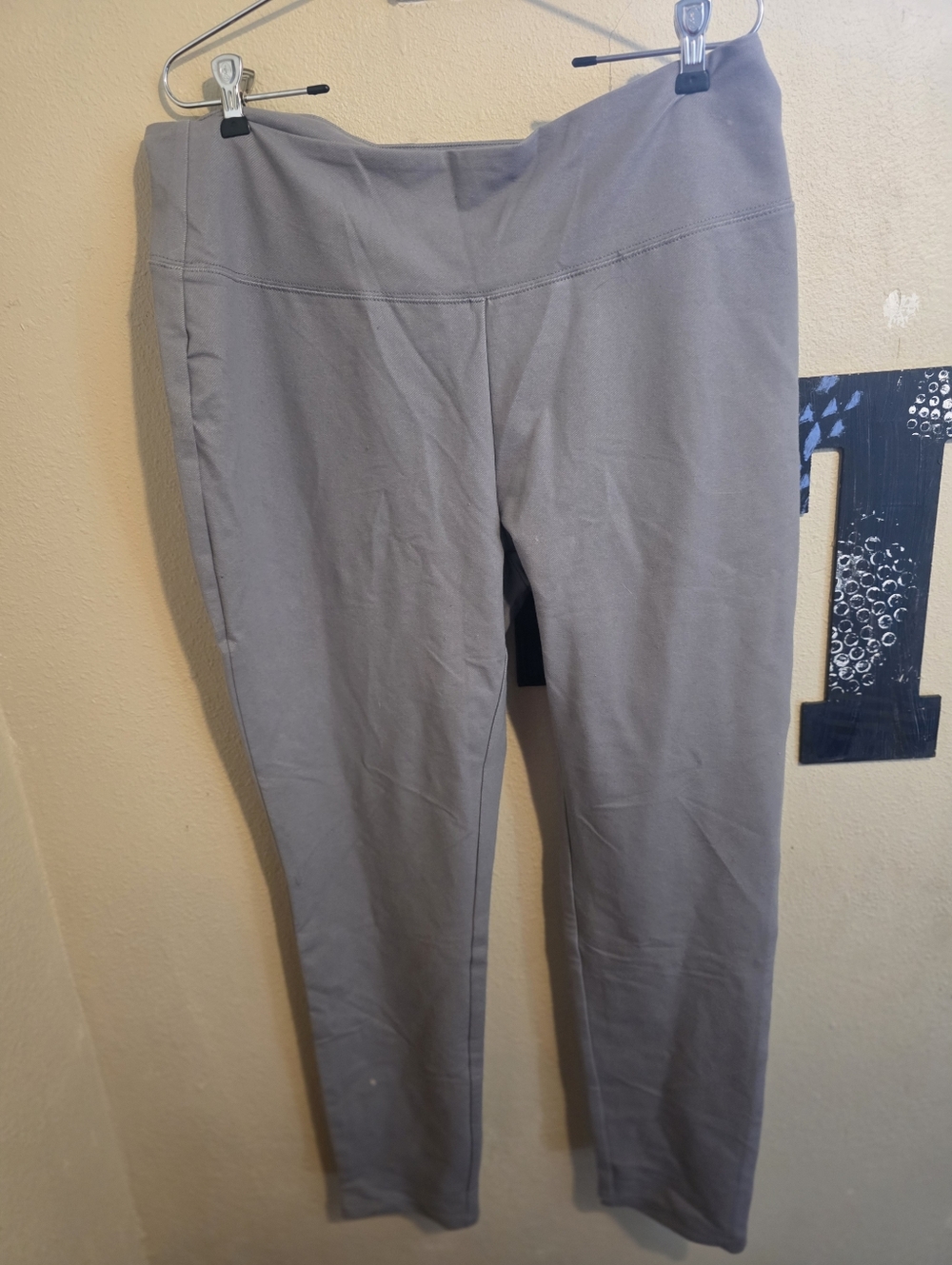 Woman Within Lightweight Stretch Leggings - Light Mauve